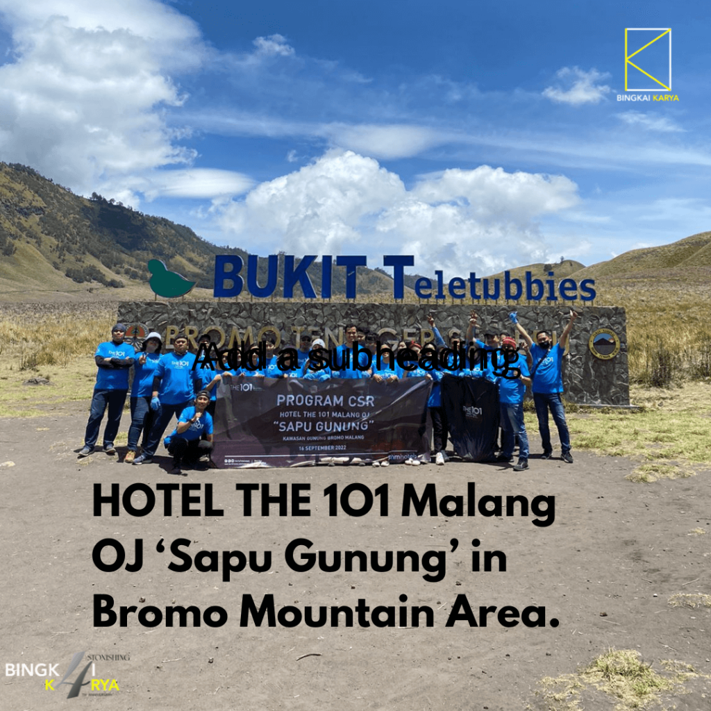 hotel 101 malang sapu gunung CSR