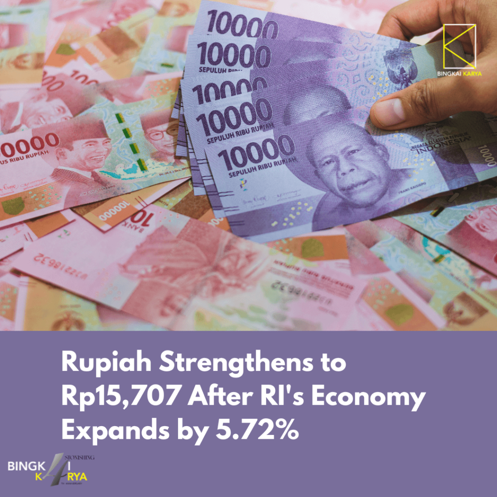 rupah menguat ekonomi indonesia bertumbuh