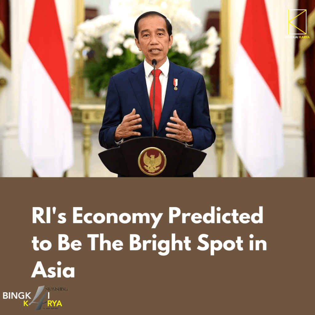 economy ekonomi RI Indoensia the bright spot in asia airlangga hartarto kemenko jokowi