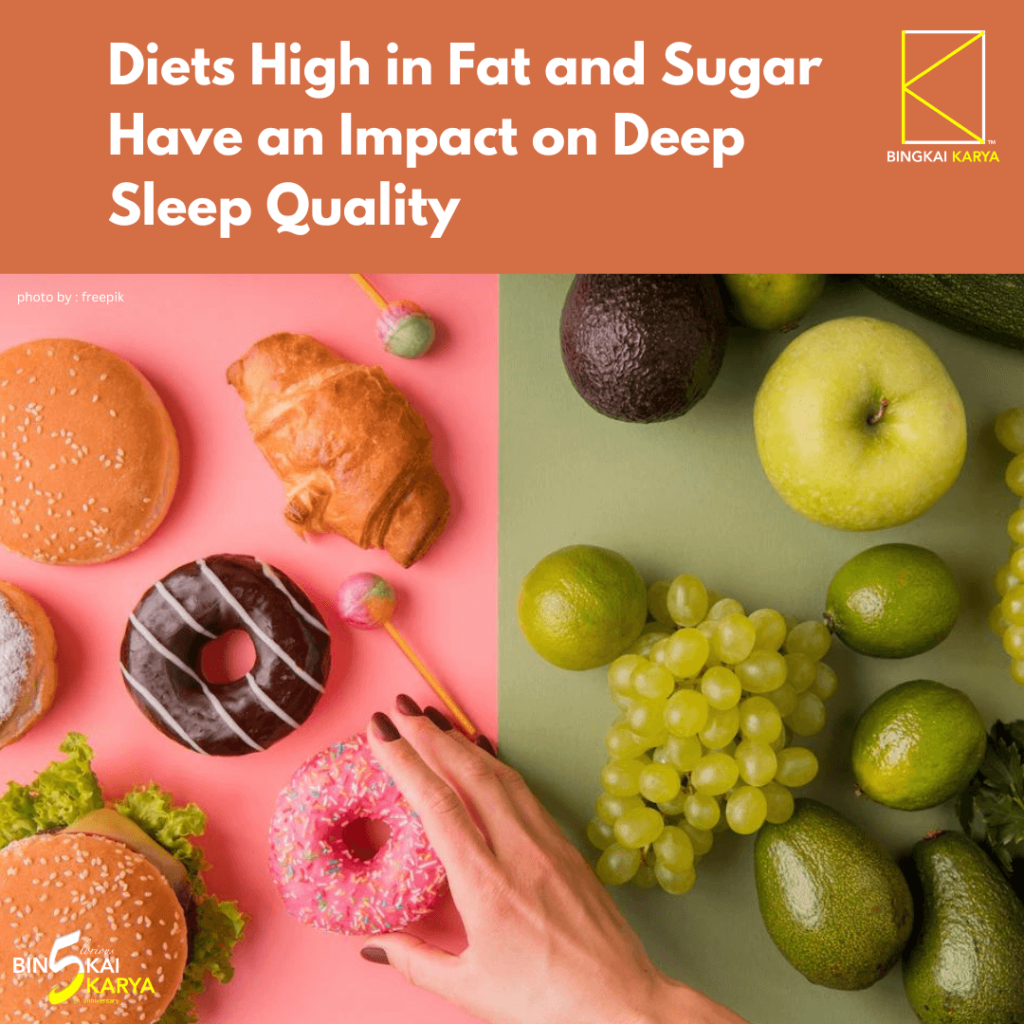 Diets High in Fat and Sugar Have an Impact on Deep Sleep Quality