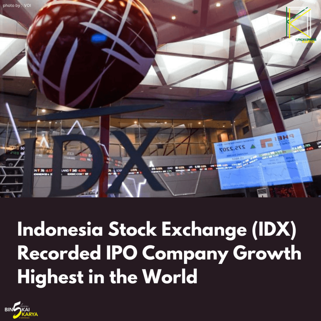 Indonesia Stock Exchange (IDX) Recorded IPO Company Growth Highest in the World