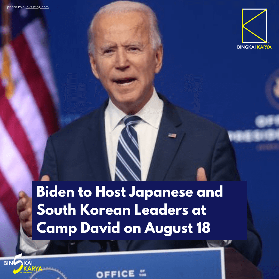 Biden to Host Japanese and South Korean Leaders at Camp David