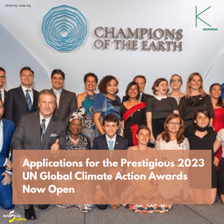 Applications for the Prestigious 2023 UN Global Climate Action Awards Now Open