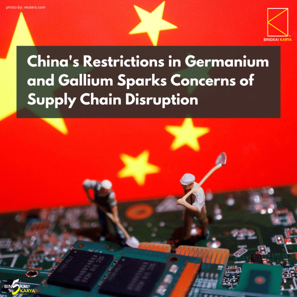 China's Restrictions in Germanium and Gallium Sparks Concerns of Supply Chain Disruption
