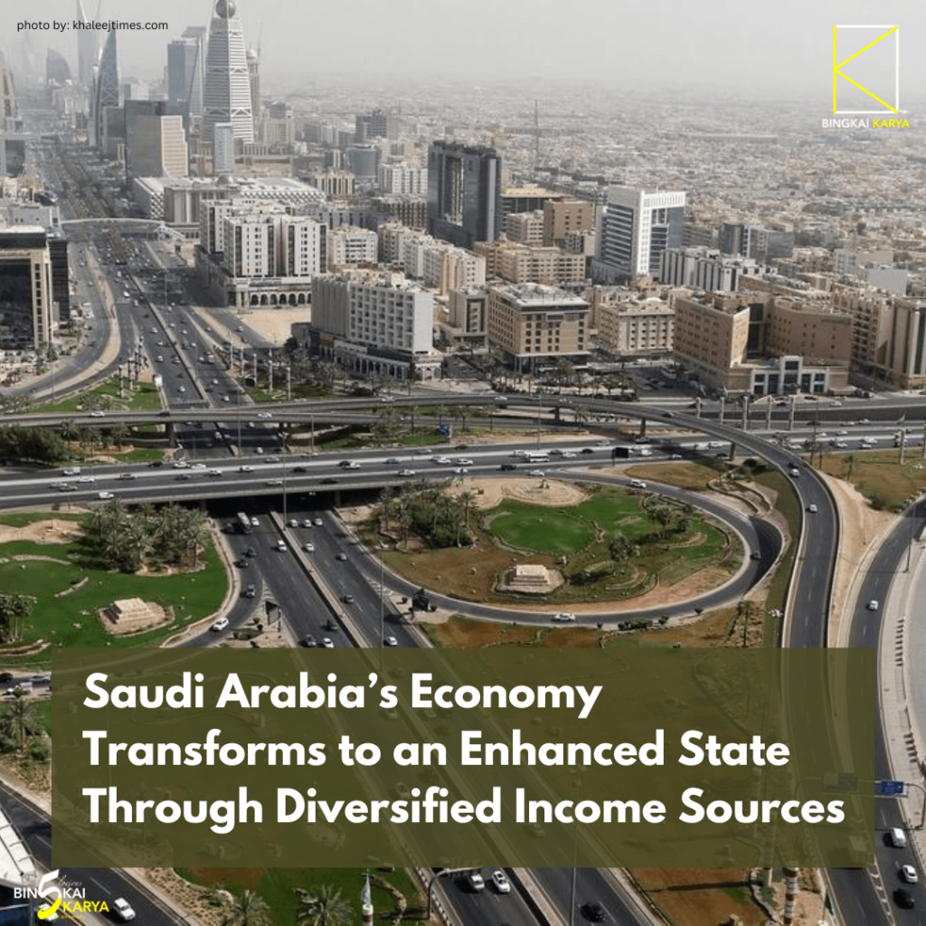 Saudi Arabia’s Economy Transforms to an Enhanced State Through Diversified Income Sources